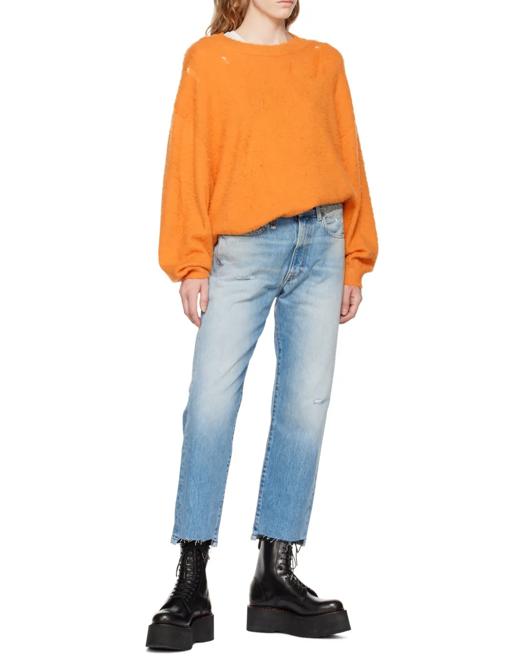 Retro Fengshui Washed Jeans