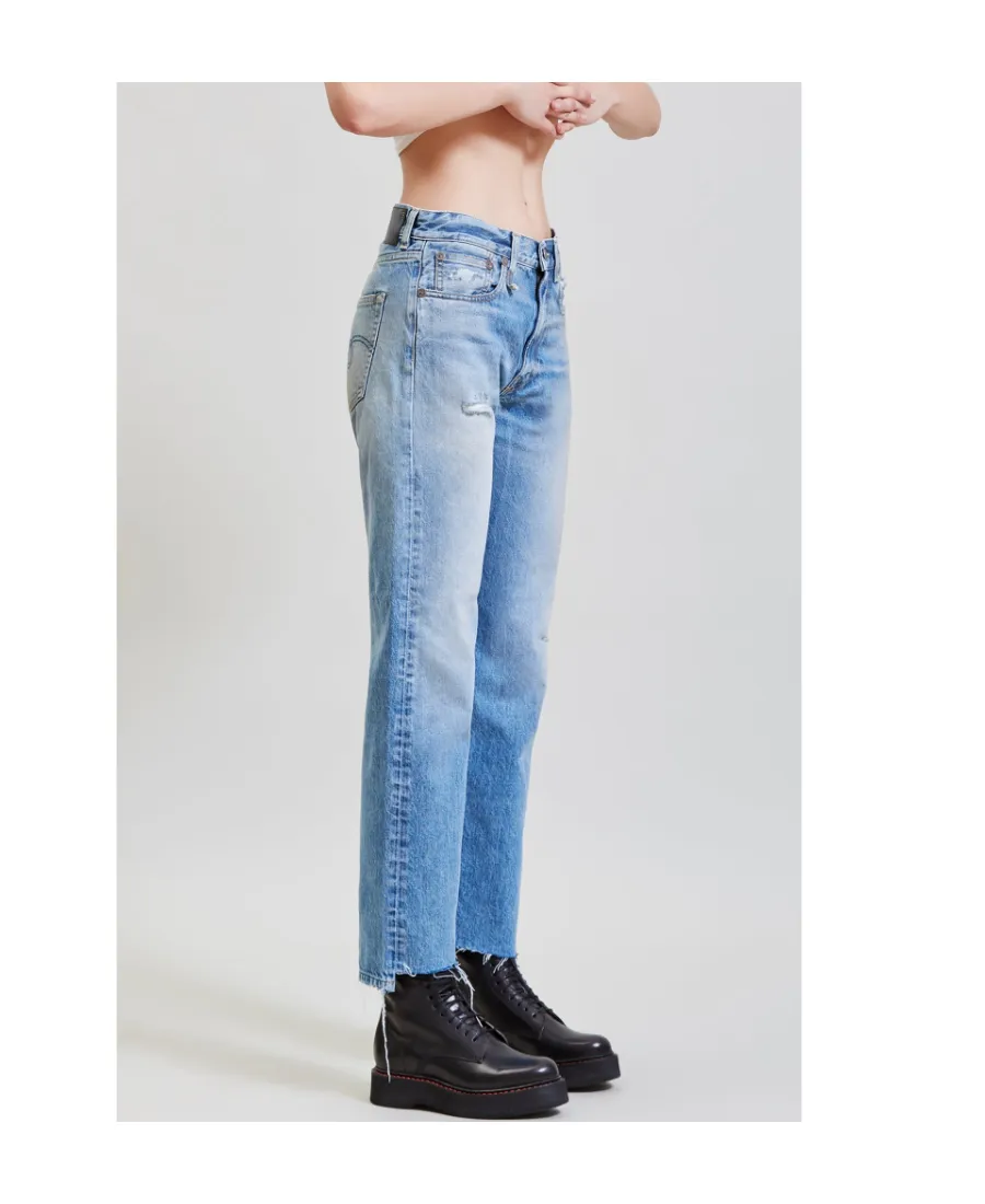 Retro Fengshui Washed Jeans