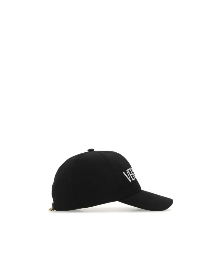 Versace Logo Embroidered Baseball Cap
