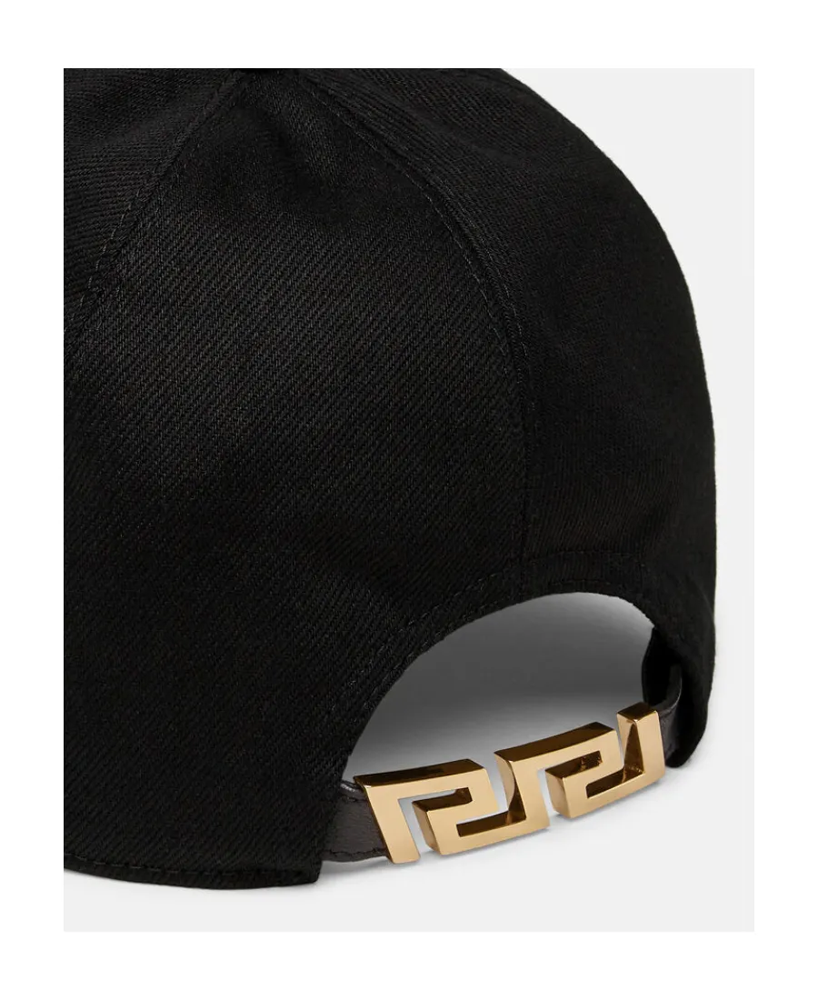 Versace Logo Embroidered Baseball Cap