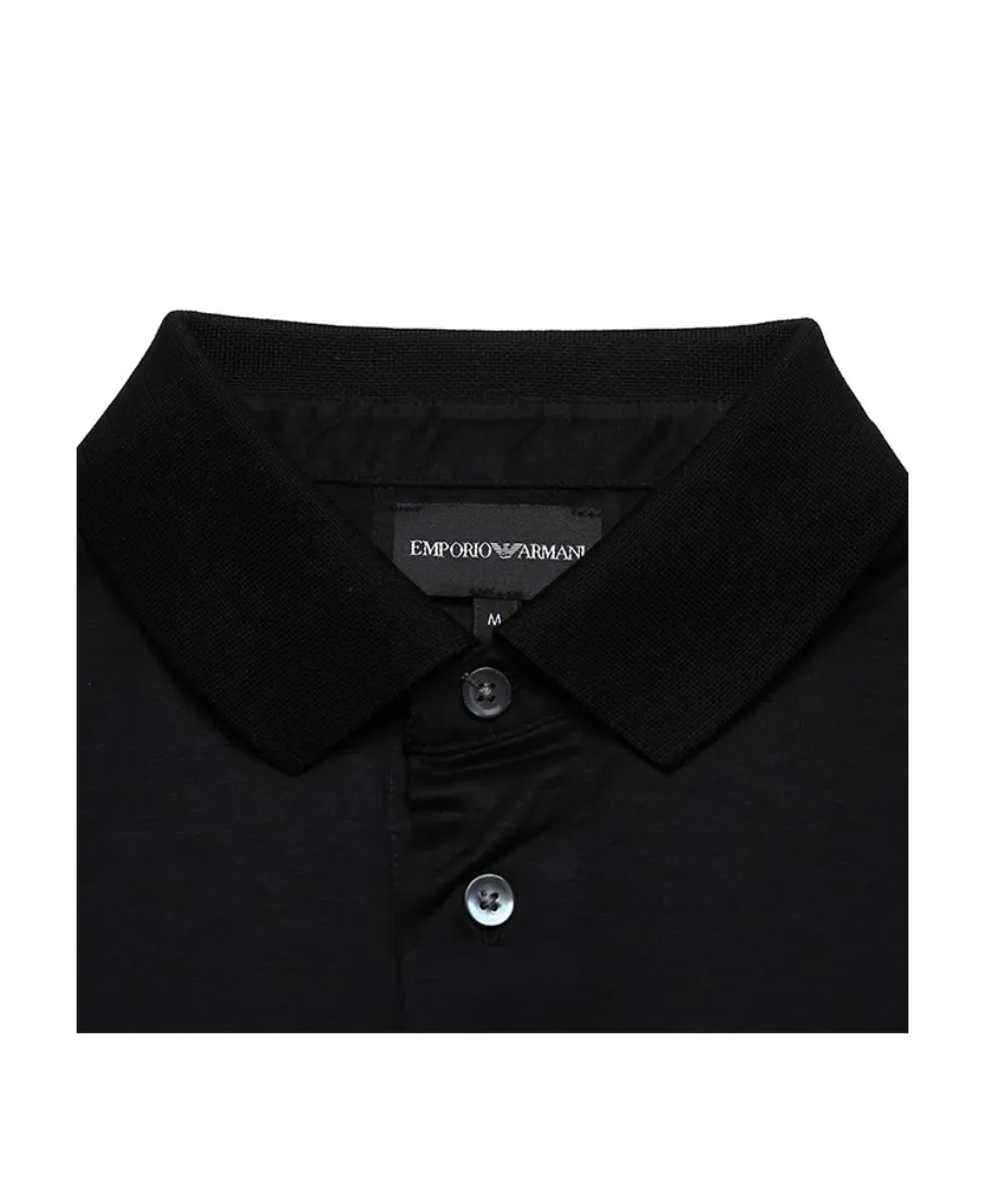 Emporio Armani Logo Printed Short-Sleeved Polo Shirt