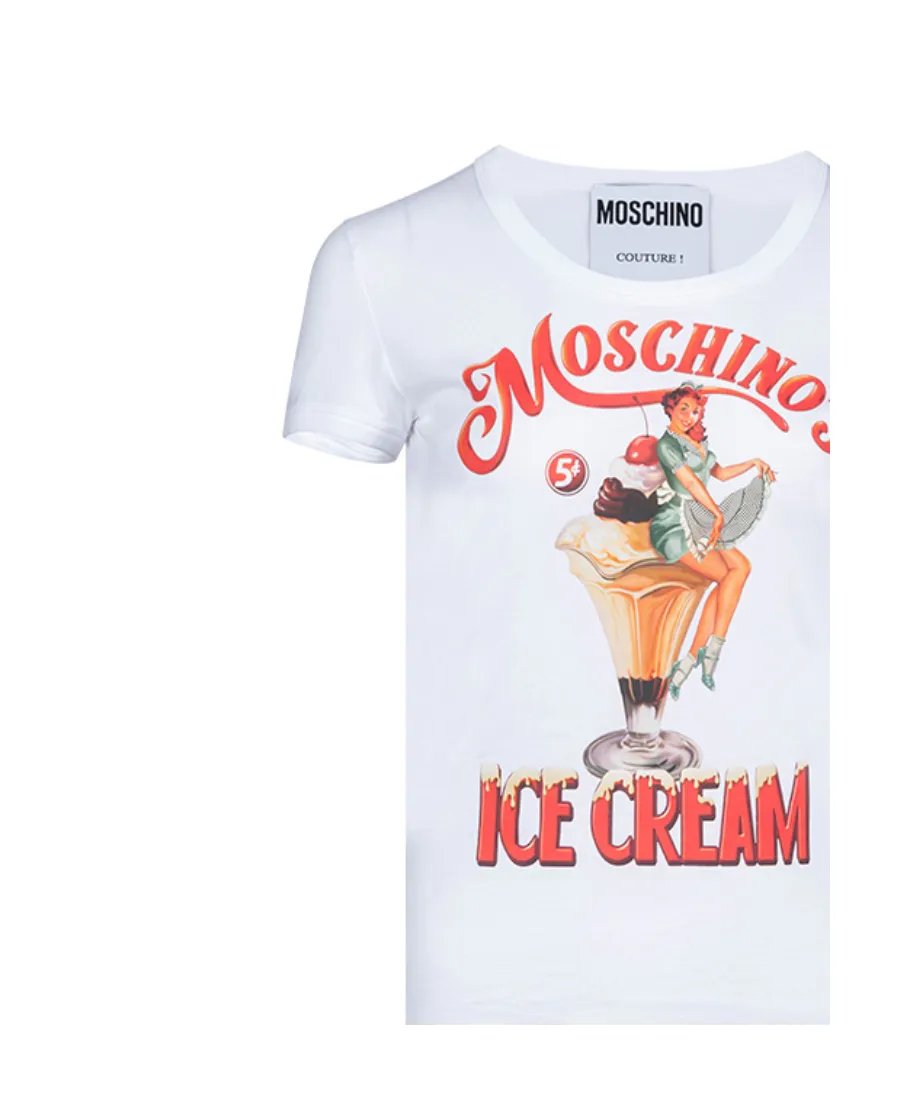 Round Collar Logo T-Shirt