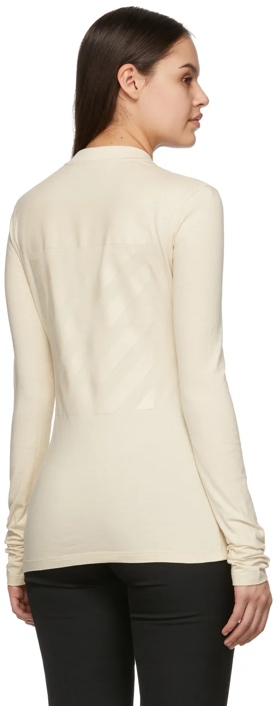 Diag-Print Long-Sleeve T-Shirt