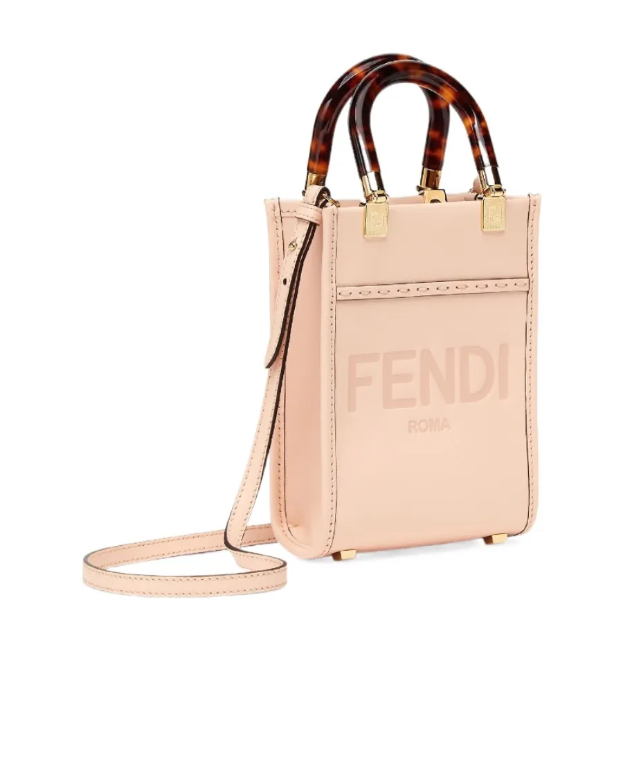 Pale Pink Leather Mini Bag