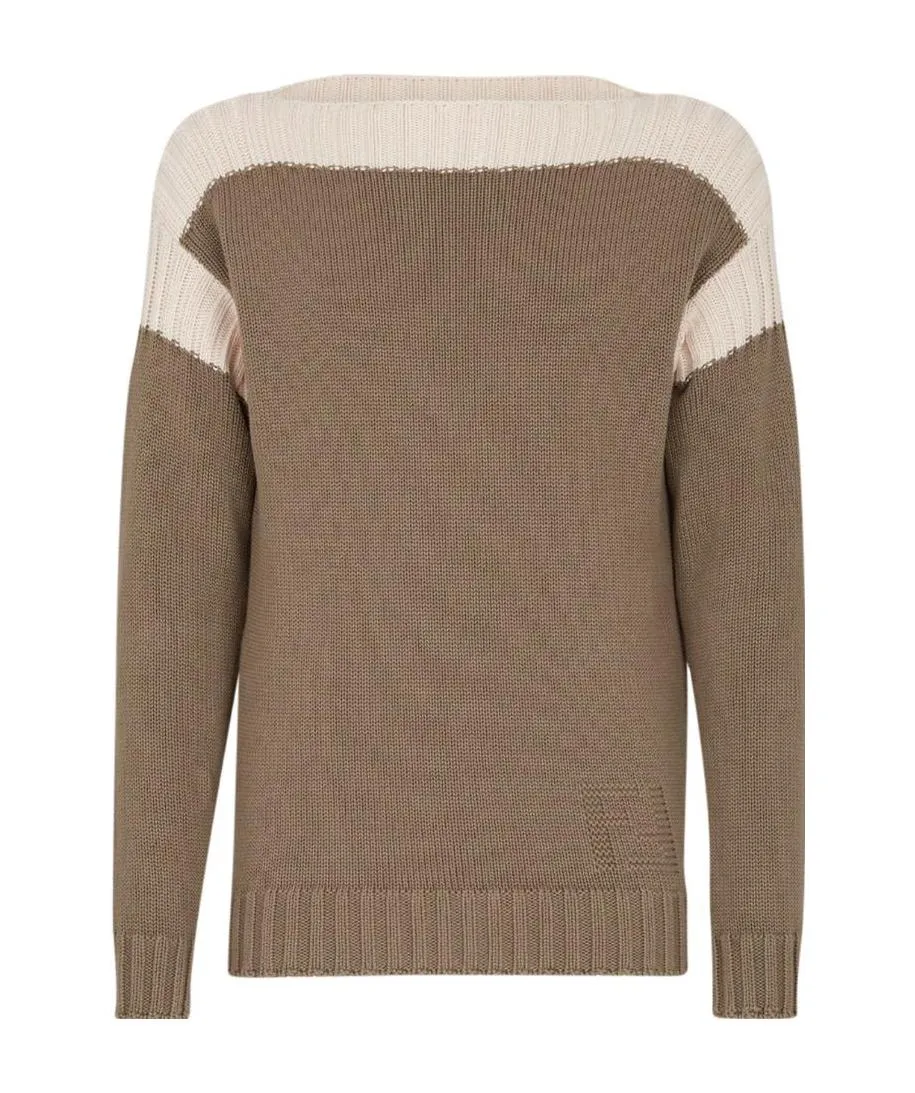 Fendi Ff Inlay Detailed Knitted Jumper