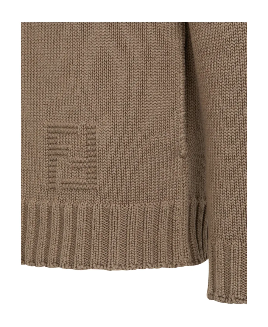 Fendi Ff Inlay Detailed Knitted Jumper