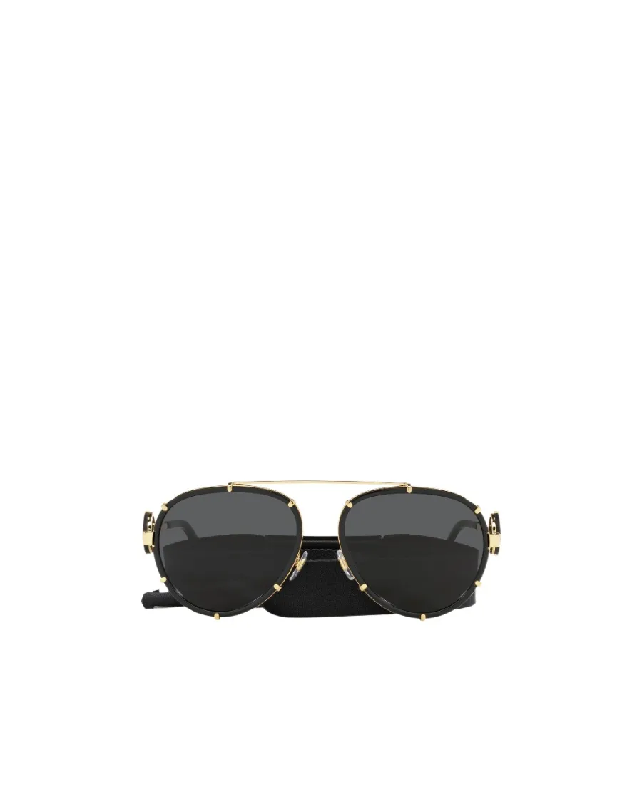 Versace Eyewear Aviator Frame Sunglasses
