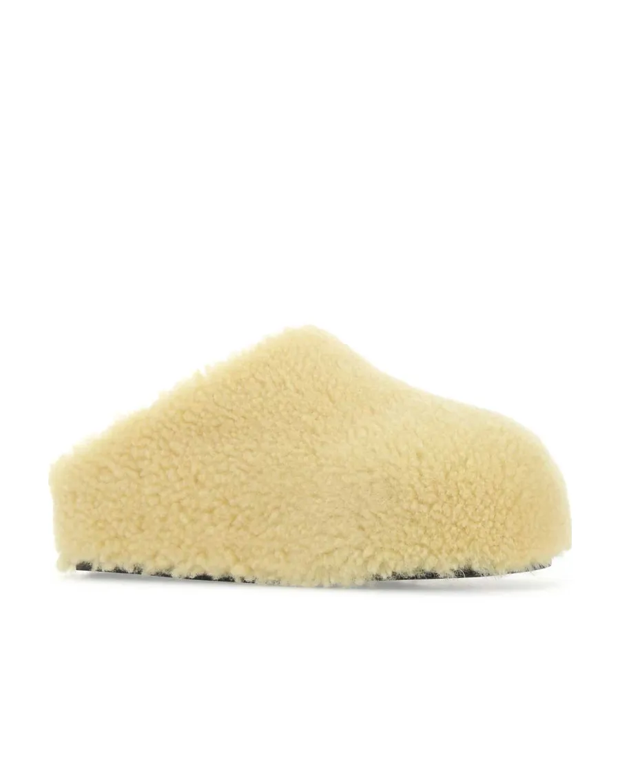 Logo Leaking Heel Muller Shoes