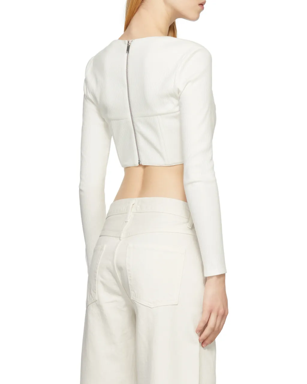 Low-Neck Short T-Shirt