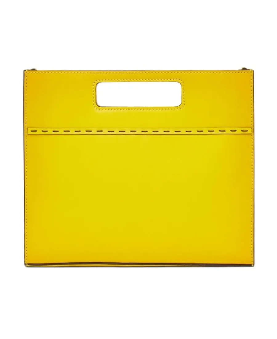 Fendi Logo Debossed Mini Shopper Bag