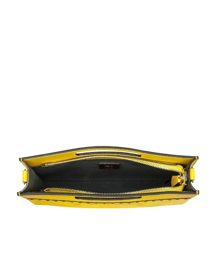 Fendi Logo Debossed Mini Shopper Bag