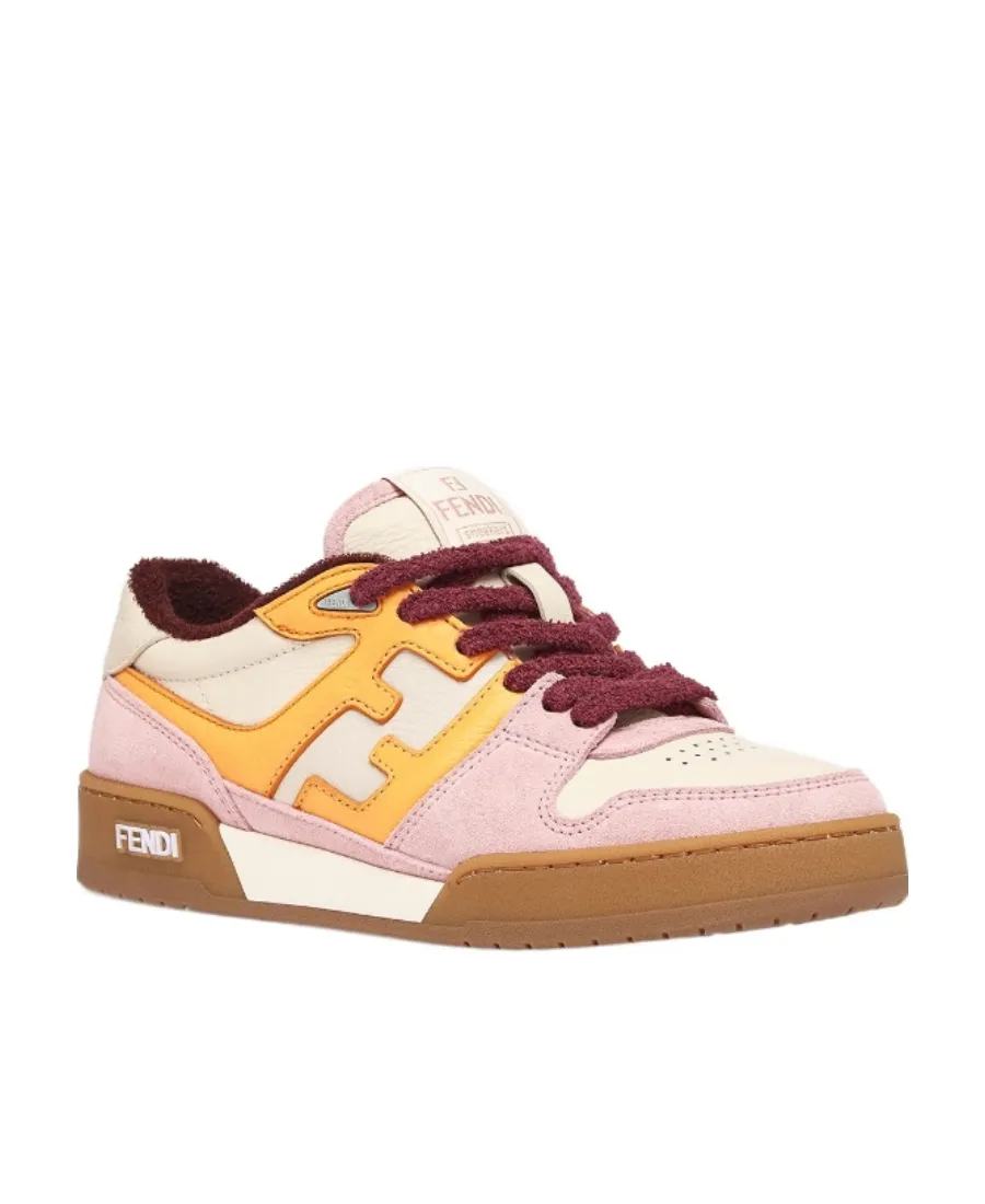 Pink Suede Low-Tops