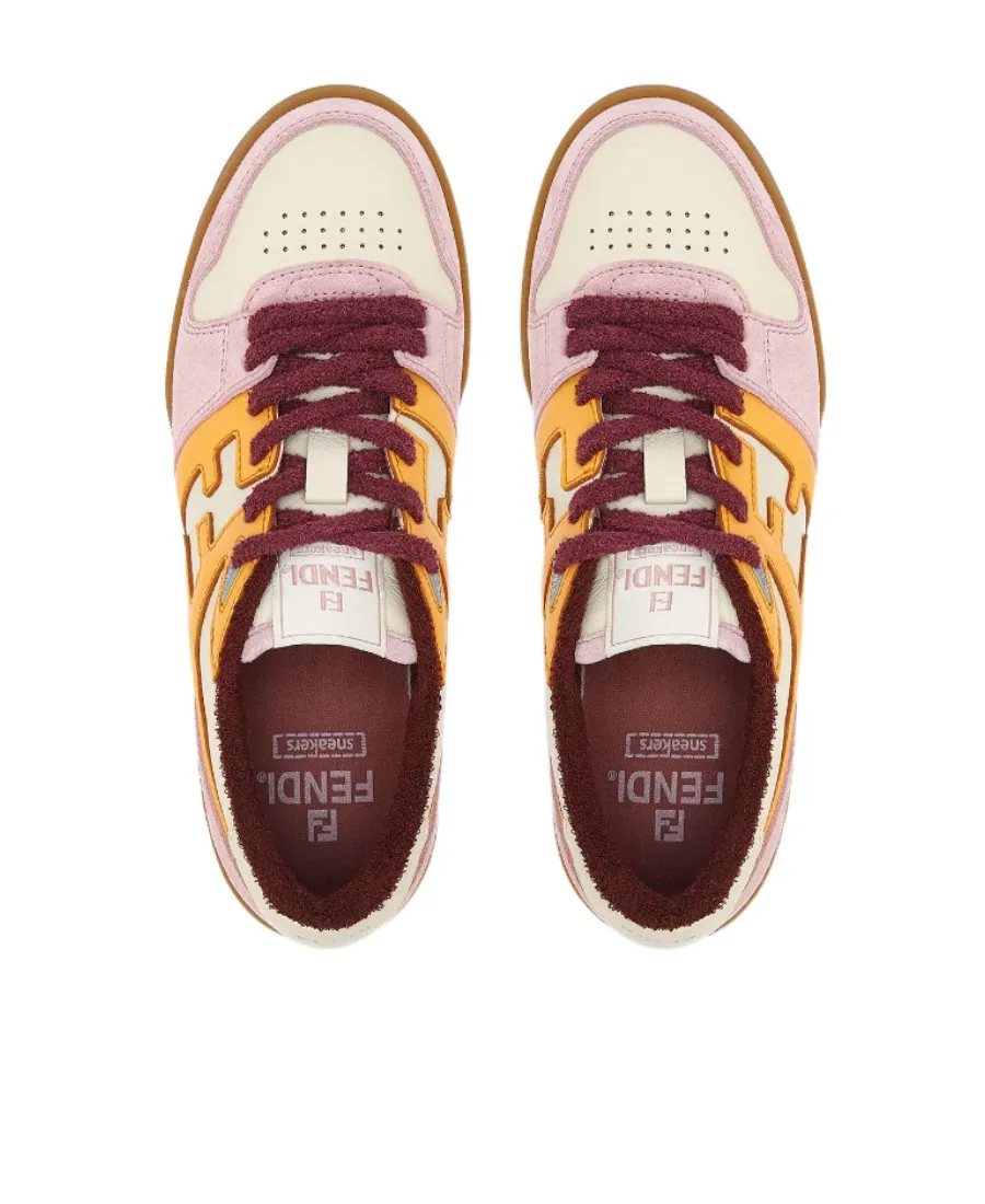Pink Suede Low-Tops