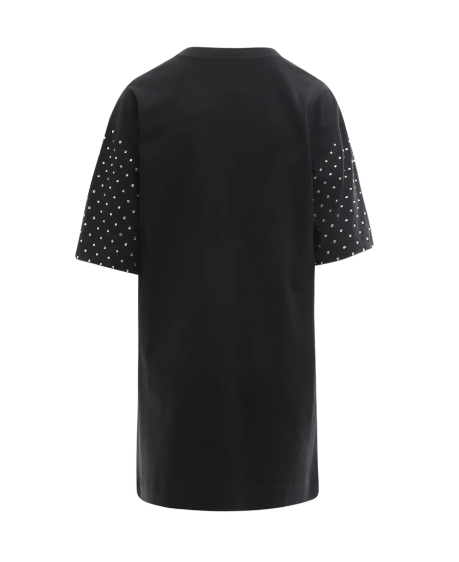 Teddy Bear Crystal-Embellished T-Shirt Dress