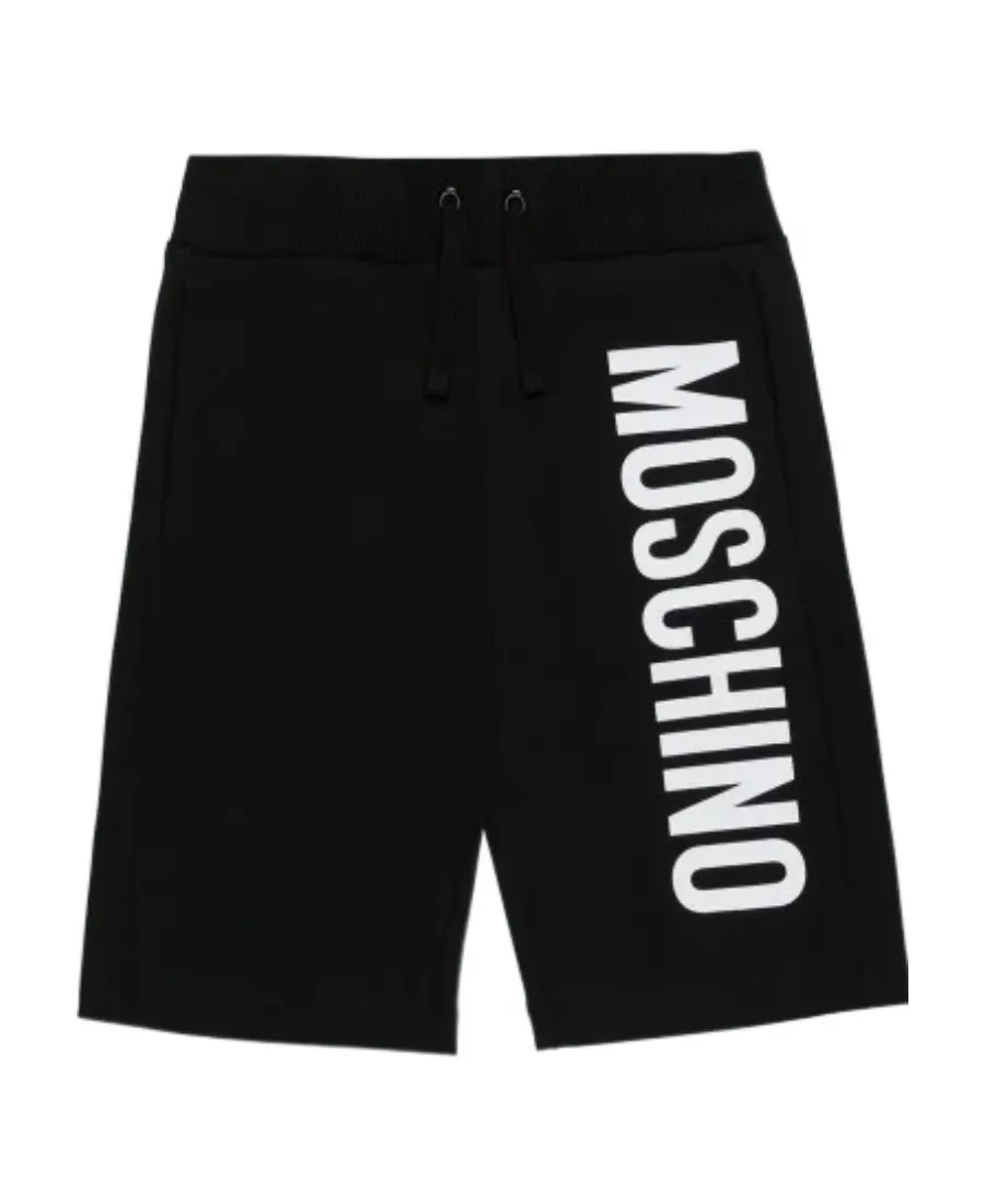 Black Logo Detail Shorts