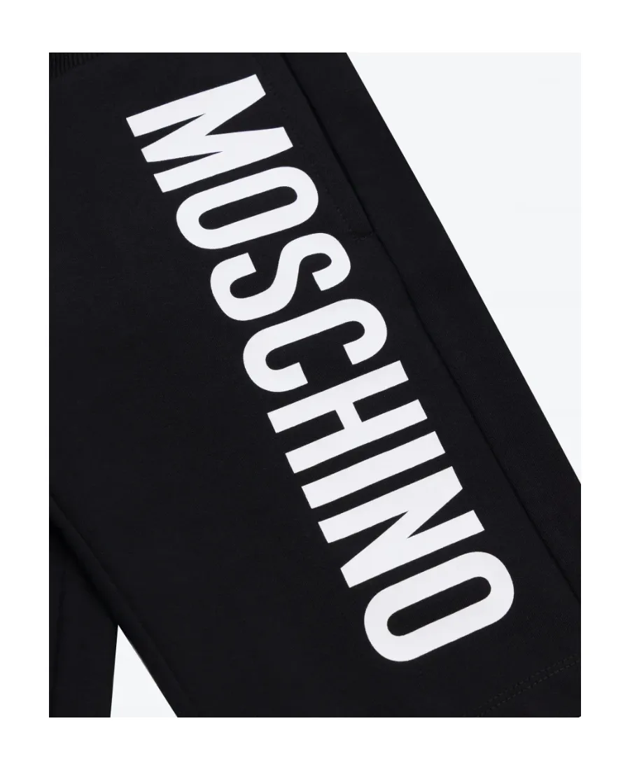 Black Logo Detail Shorts