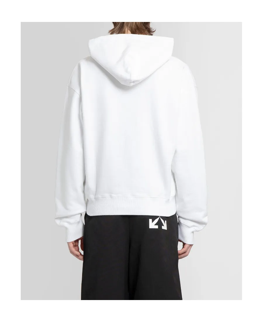 Arrows Motif Organic-Cotton Hoodie