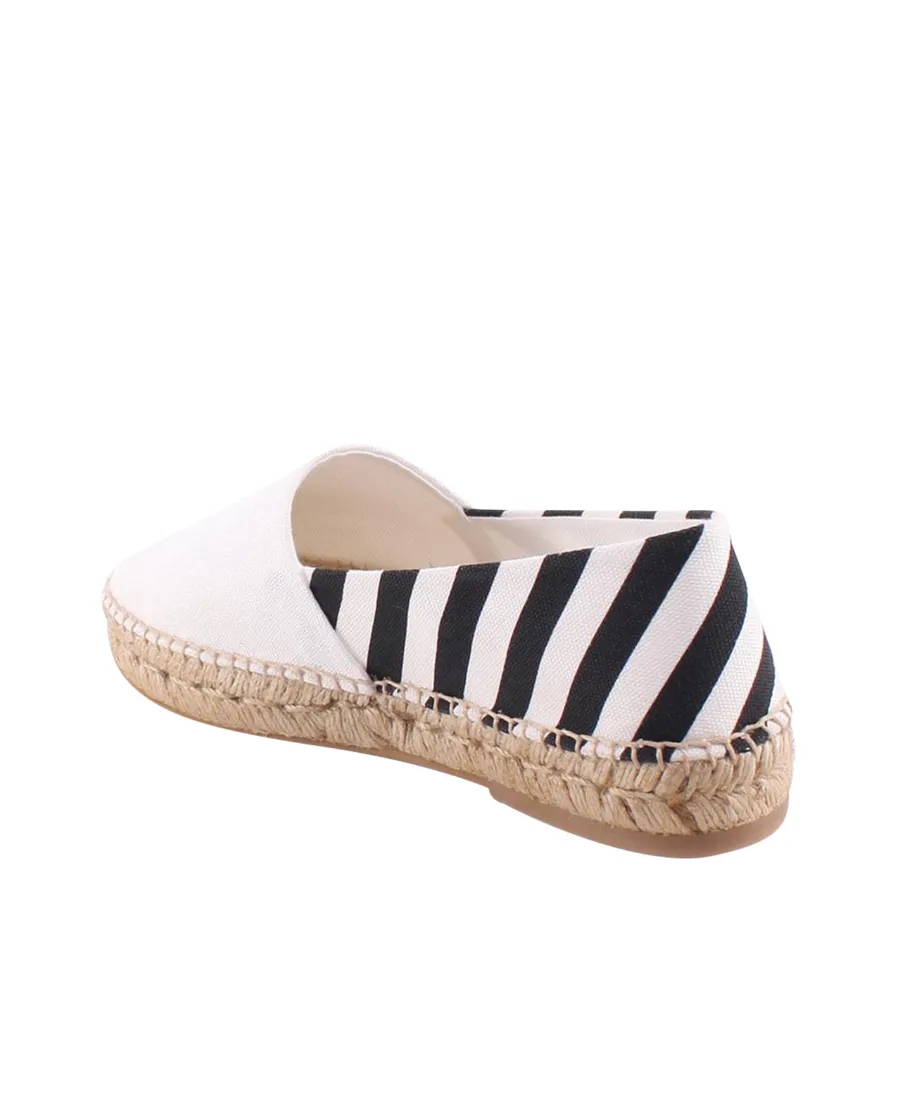 Diag-Stripe Print Espadrilles