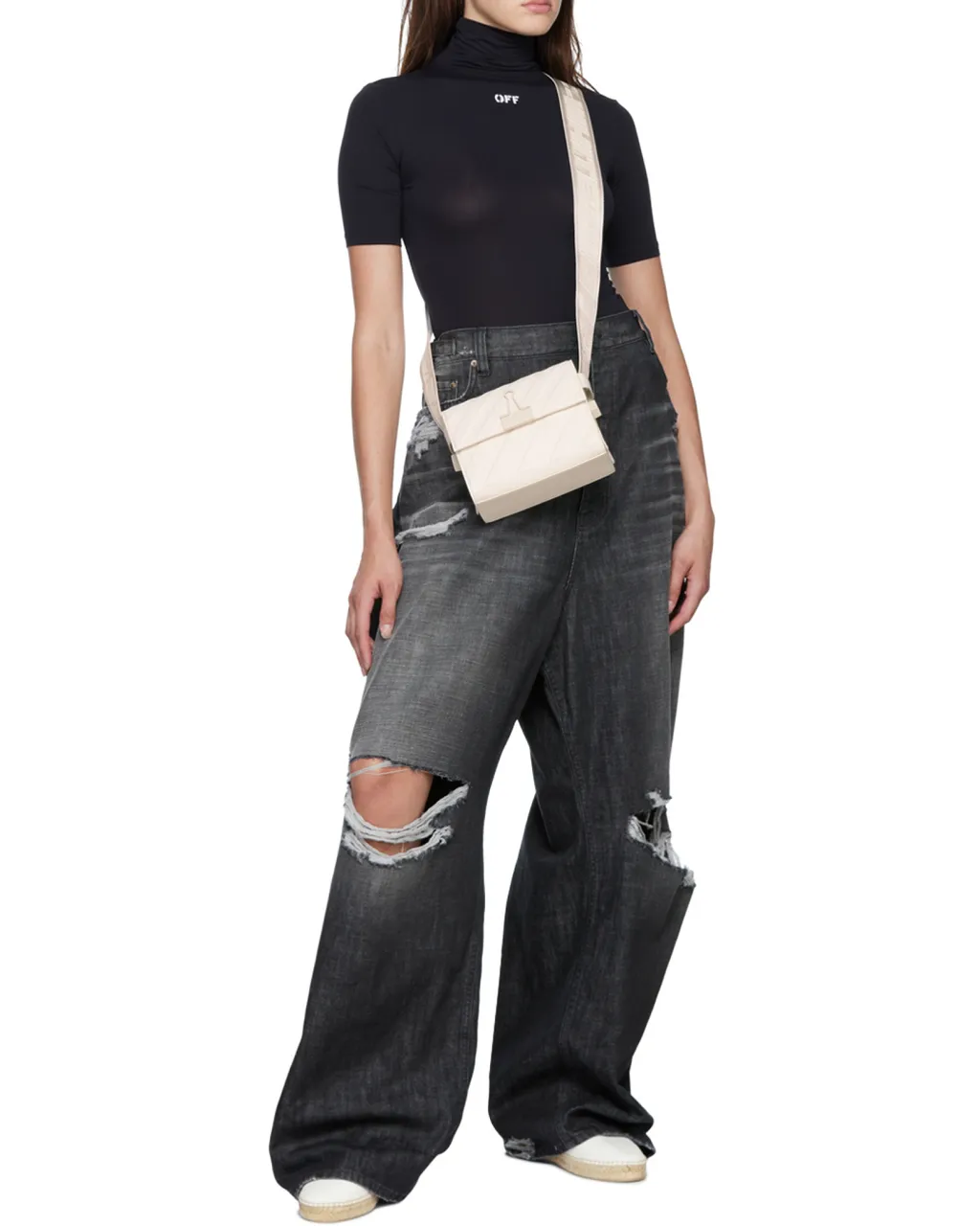 Diag-Stripe Print Espadrilles