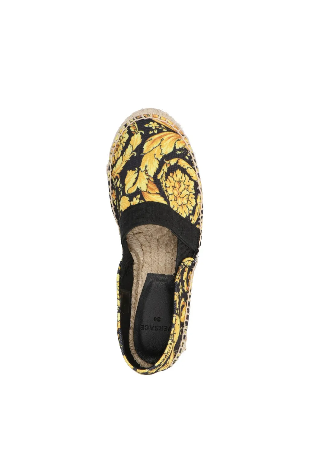 Versace Kids Barocco Printed Slip-On Espadrilles