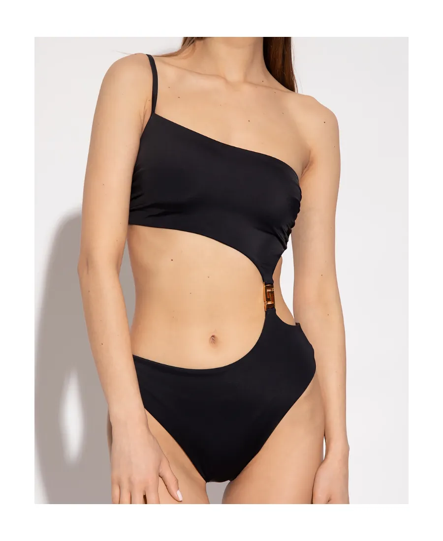 Greca Cut-Out Swimsuit