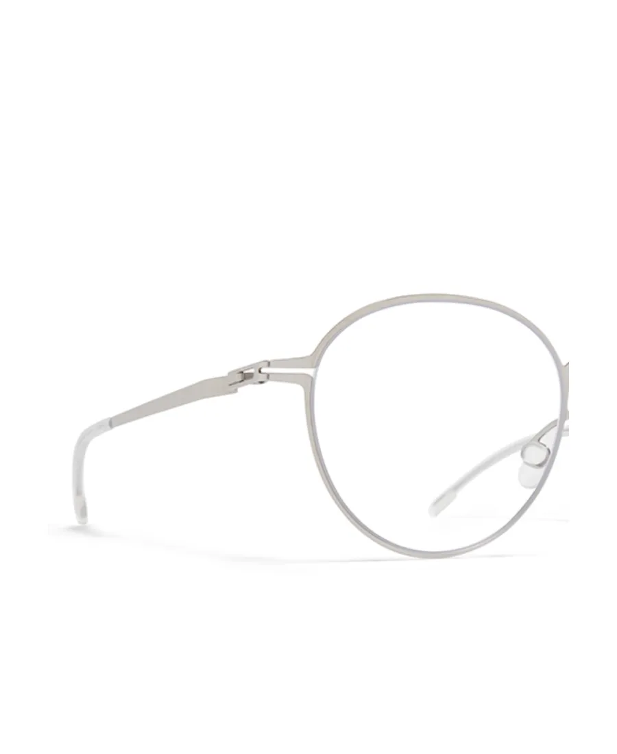 Matte-Effect Round-Frame Glasses