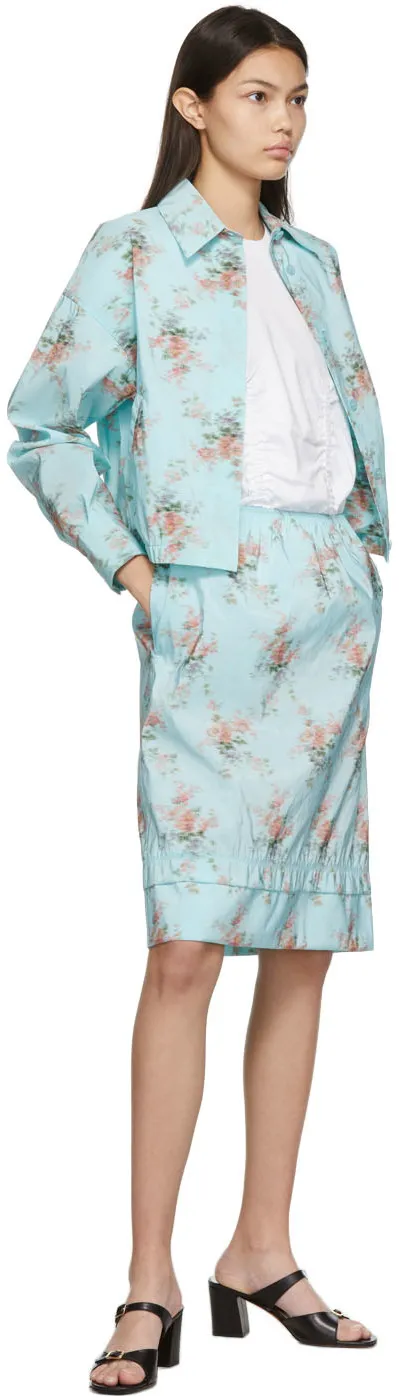 Pattern Printed Long-Sleeved Shirt