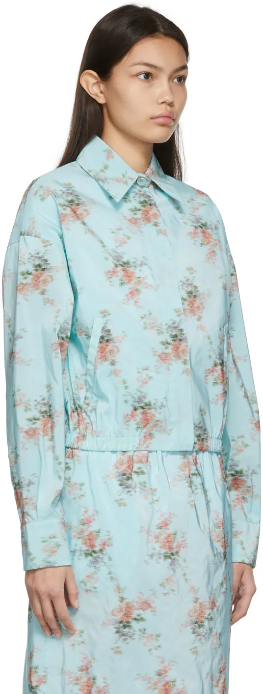 Pattern Printed Long-Sleeved Shirt
