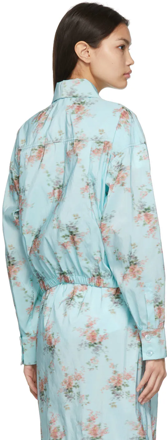 Pattern Printed Long-Sleeved Shirt