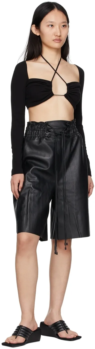 Black Long-Sleeved Blouse