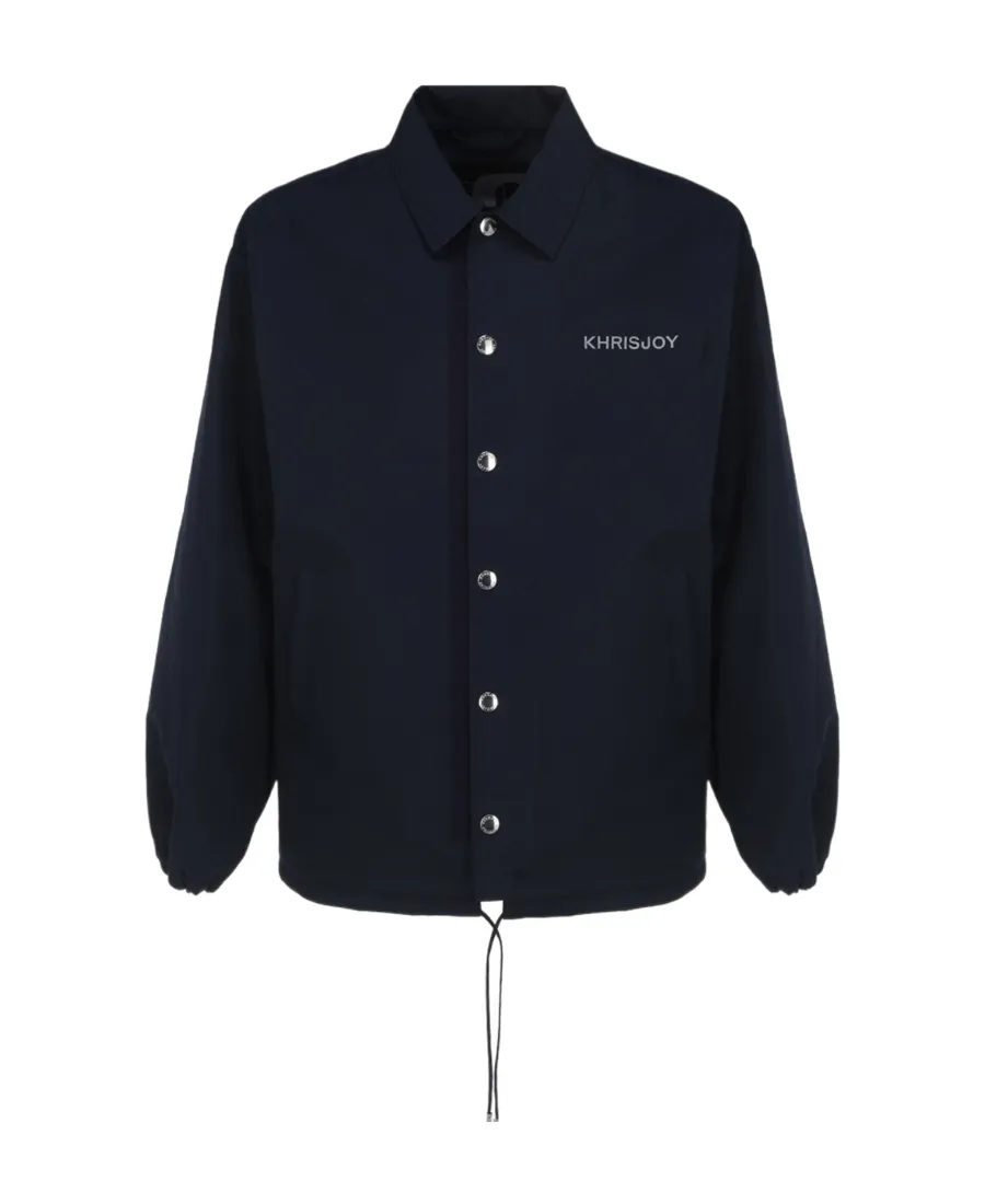 Khrisjoy Collared Button-Up Coach Jacket