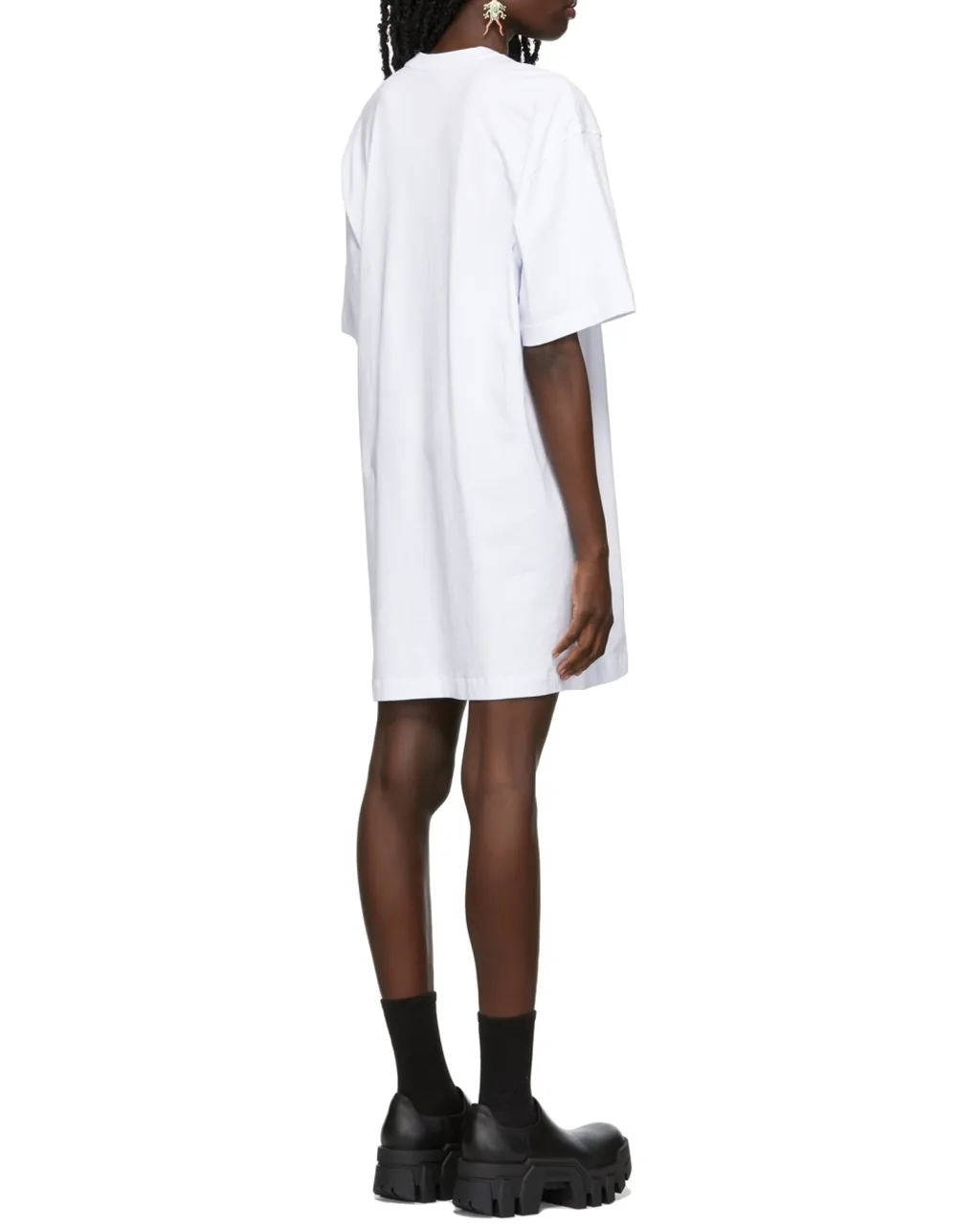Logo Print Round-Neck Dress