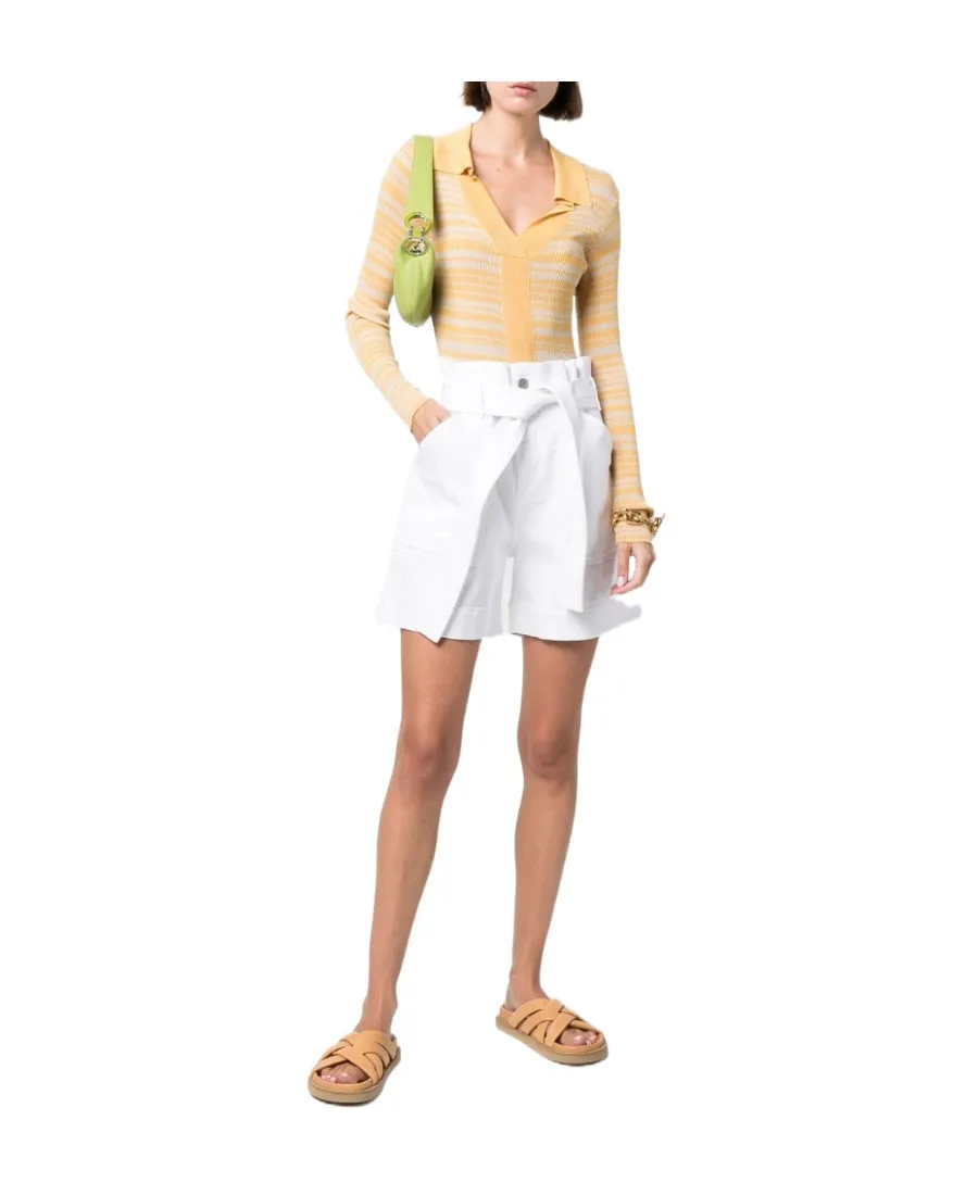 Paperbag-Waist Shorts