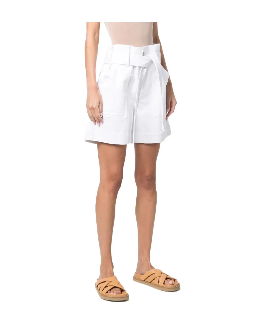 Paperbag-Waist Shorts