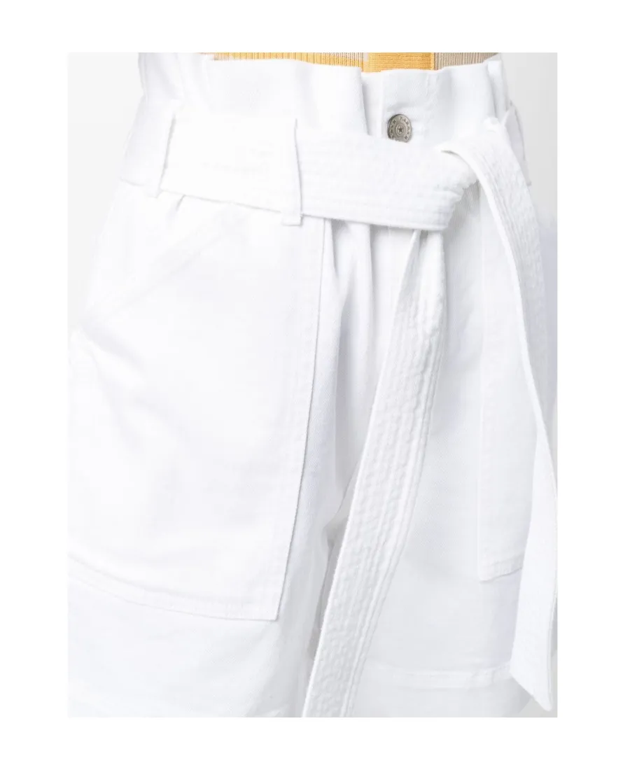 Paperbag-Waist Shorts