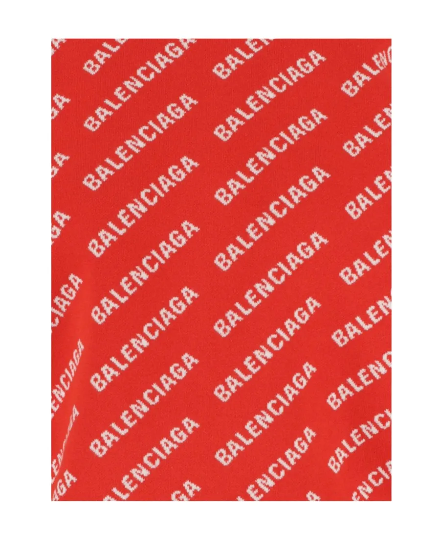 Mini Allover Logo Sweater In Red