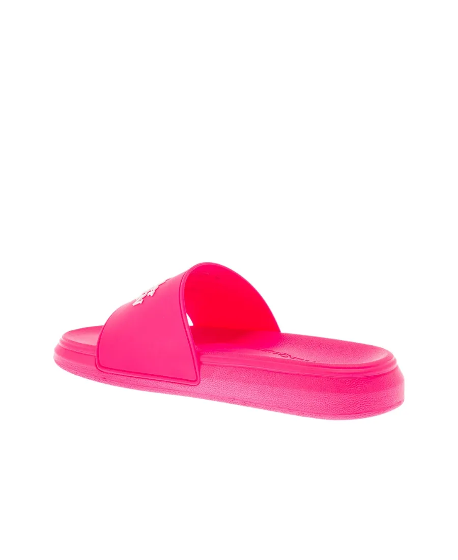 Alexander Mcqueen Logo Embossed Slip-On Slides