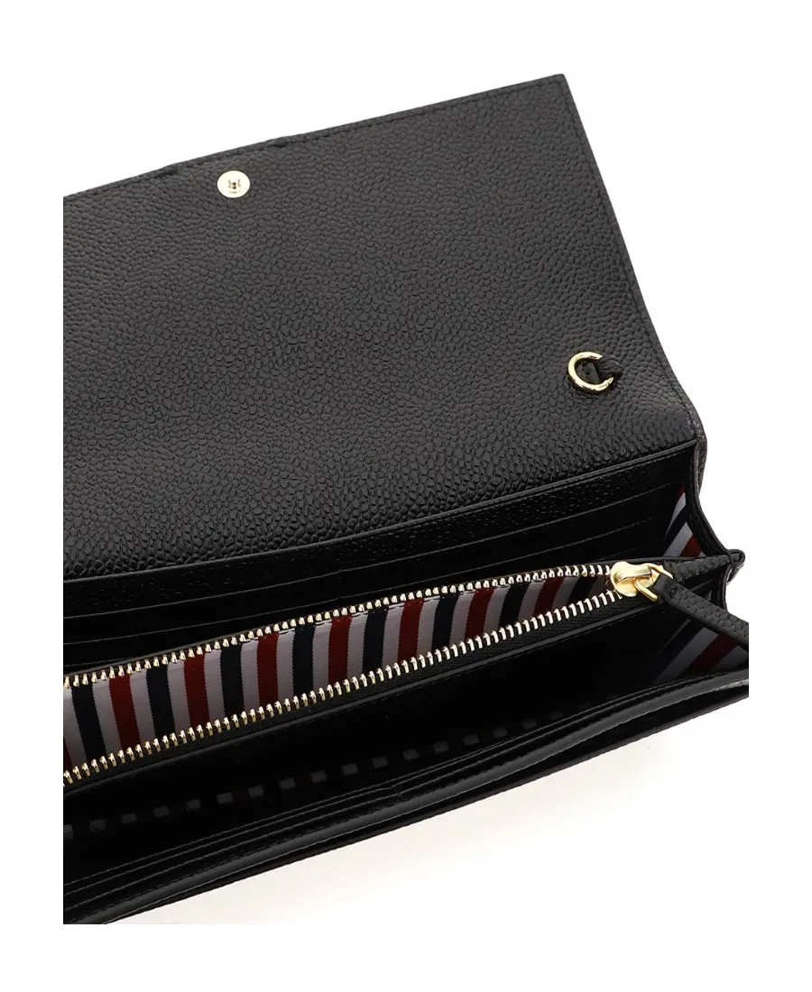 Thom Browne Logo Patch Chained Shoulder Bag