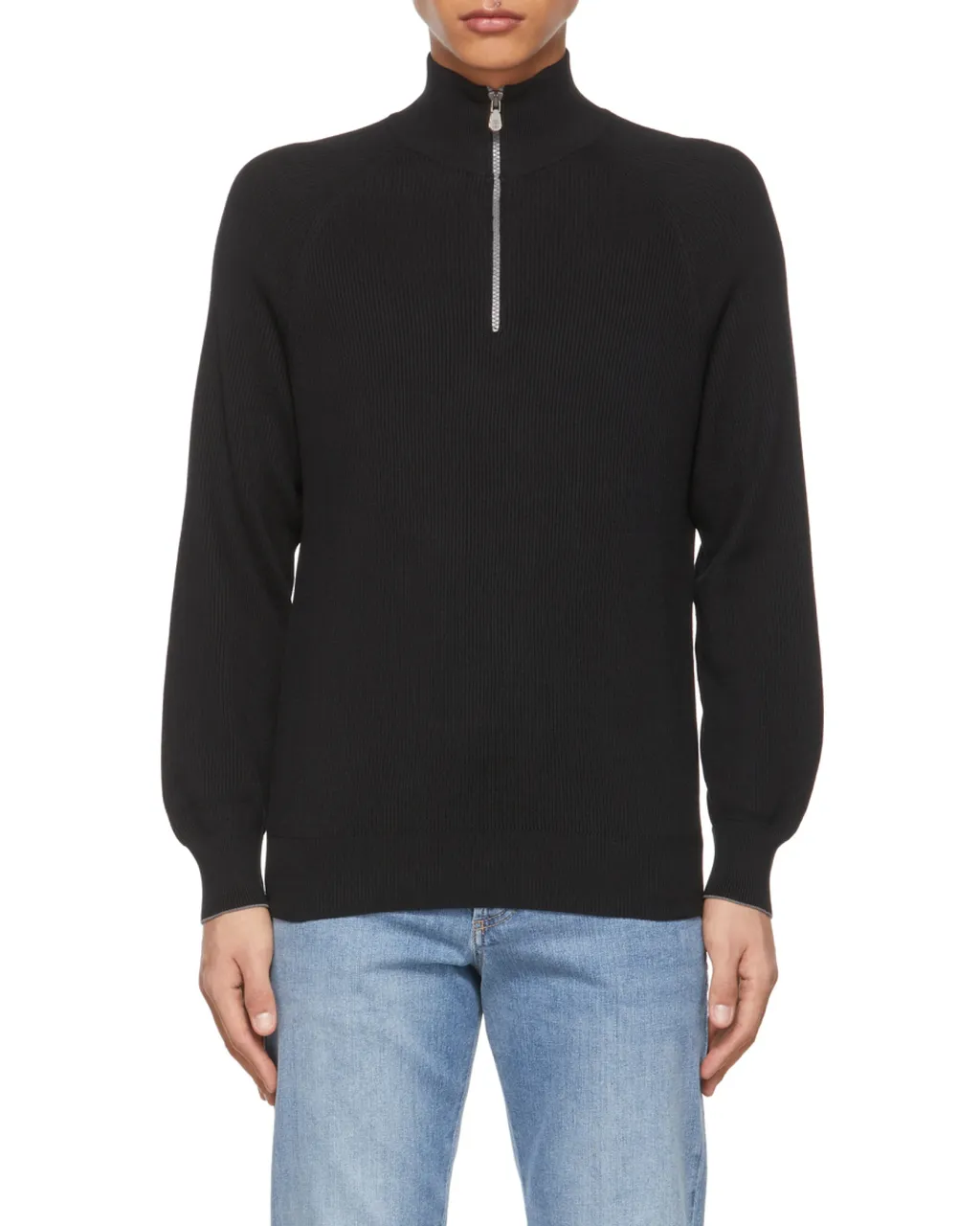 Brunello Cucinelli High Neck Knitted Jumper