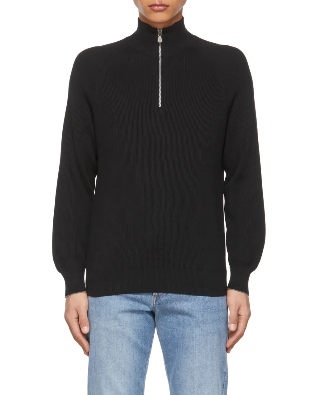 Brunello Cucinelli High Neck Knitted Jumper