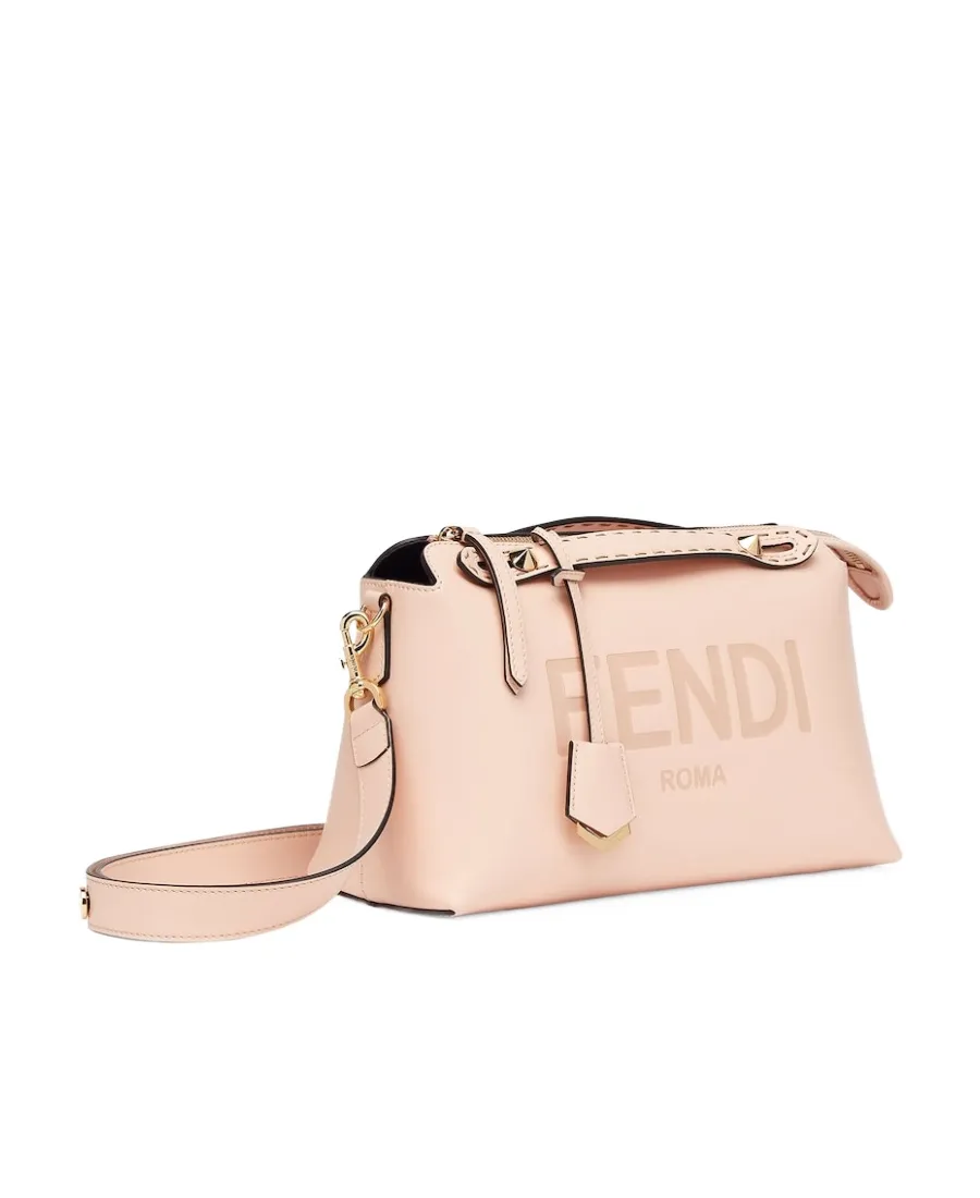 Debossed Logo Shoulder Bag