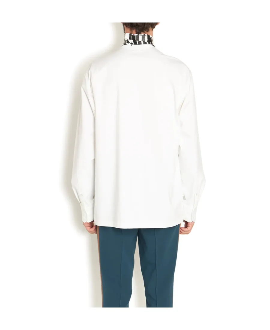 High-Collar Long-Sleeved T-Shirt