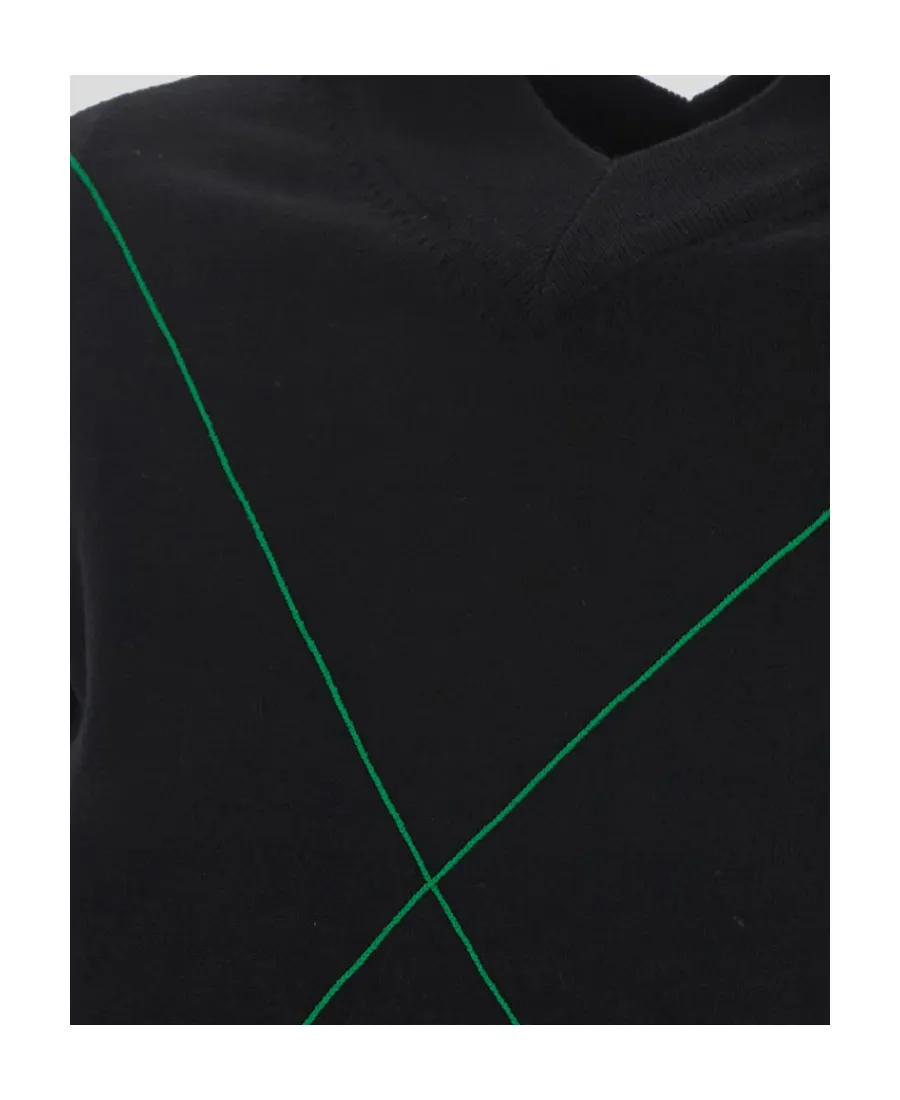 Contrast-Stitch Jumper