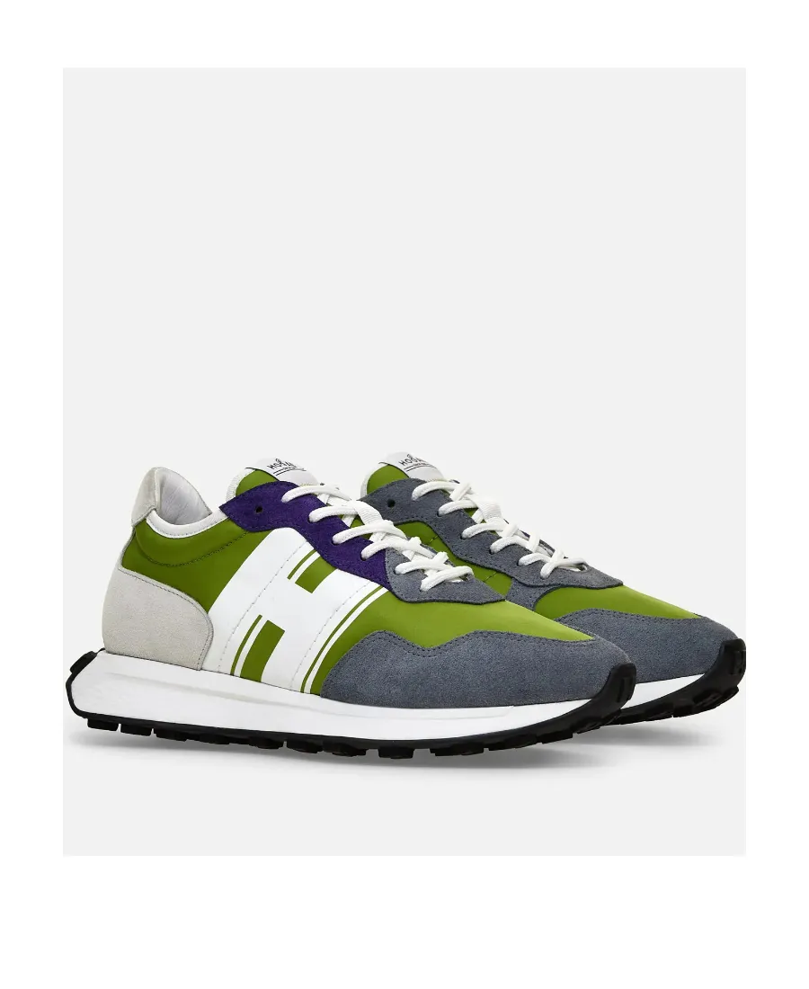 Logo Panelled Sneakers