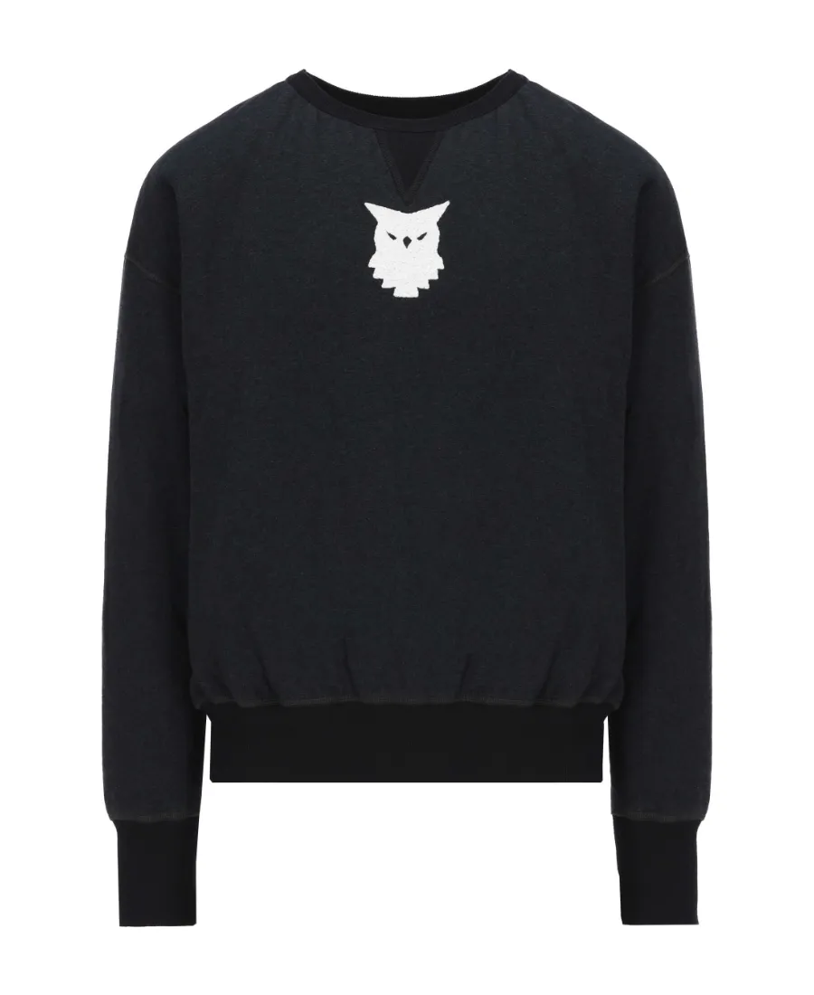 Animal Totem Patch-Detail Sweatshirt
