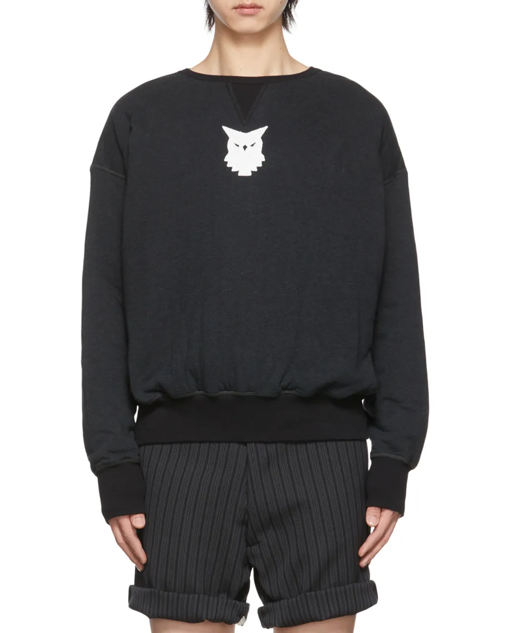 Animal Totem Patch-Detail Sweatshirt