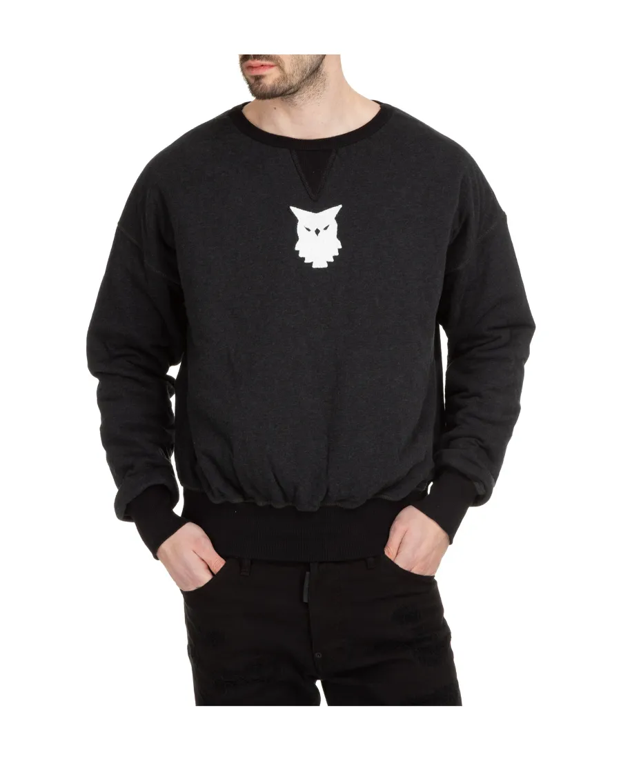 Animal Totem Patch-Detail Sweatshirt
