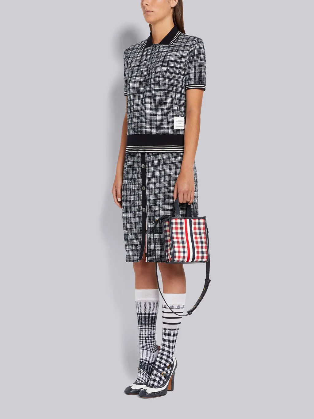 Mini Rwb-Stripe Tote Bag