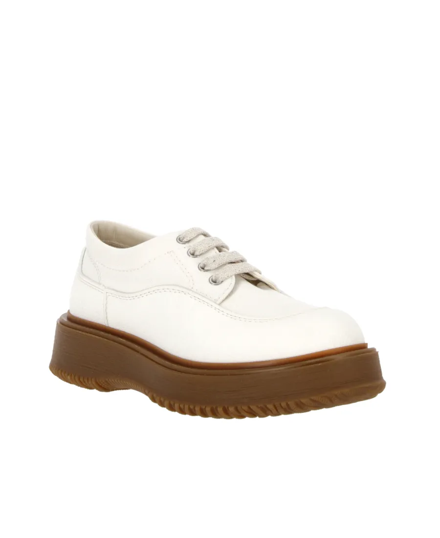 Hogan Untraditional Round Toe Lace-Up Sneakers