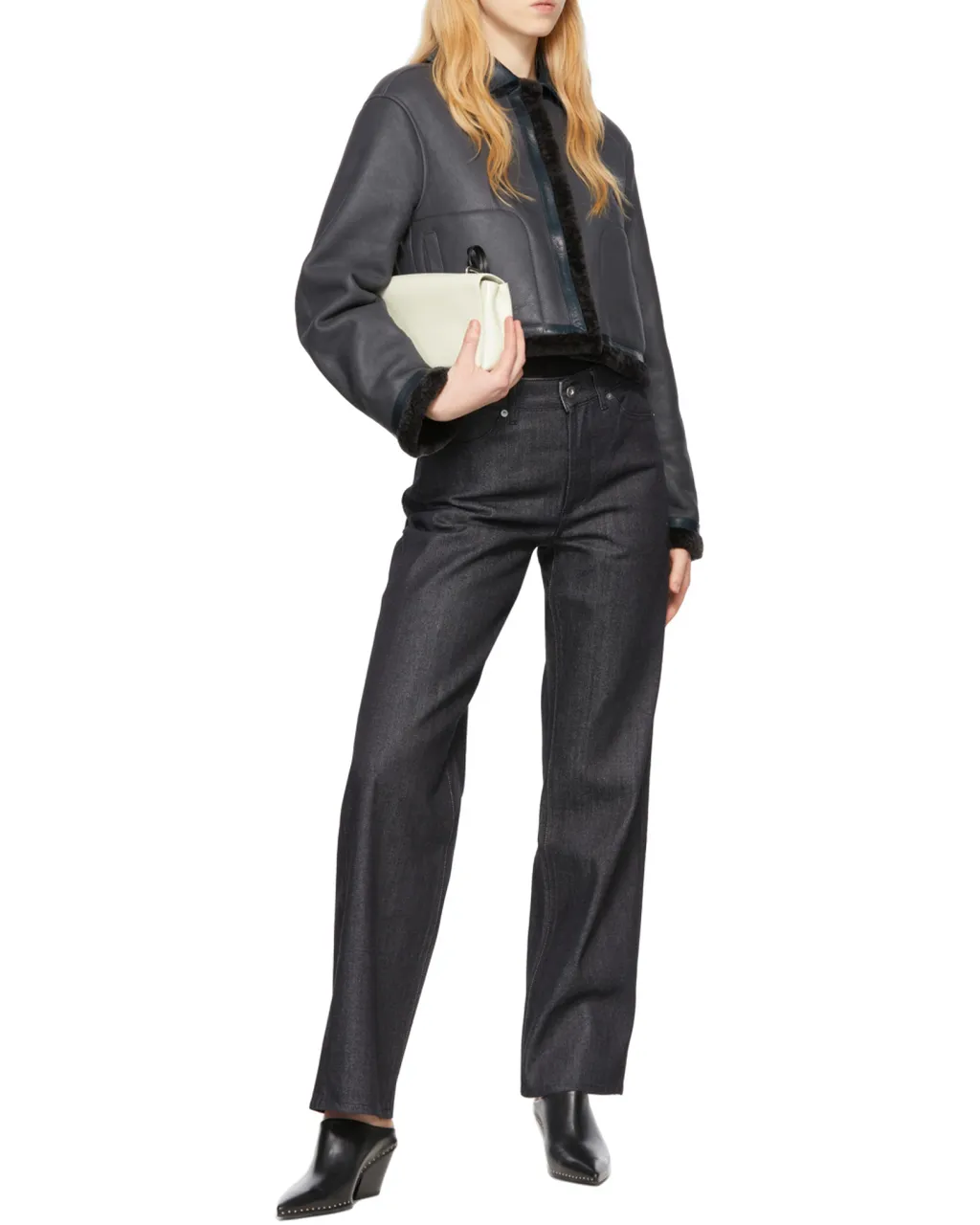 Logo-Patch Straight-Leg Trousers